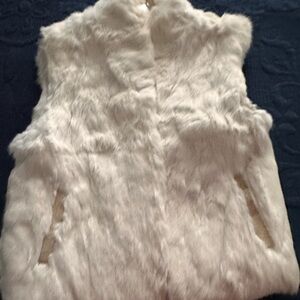 Cream Fur Vest